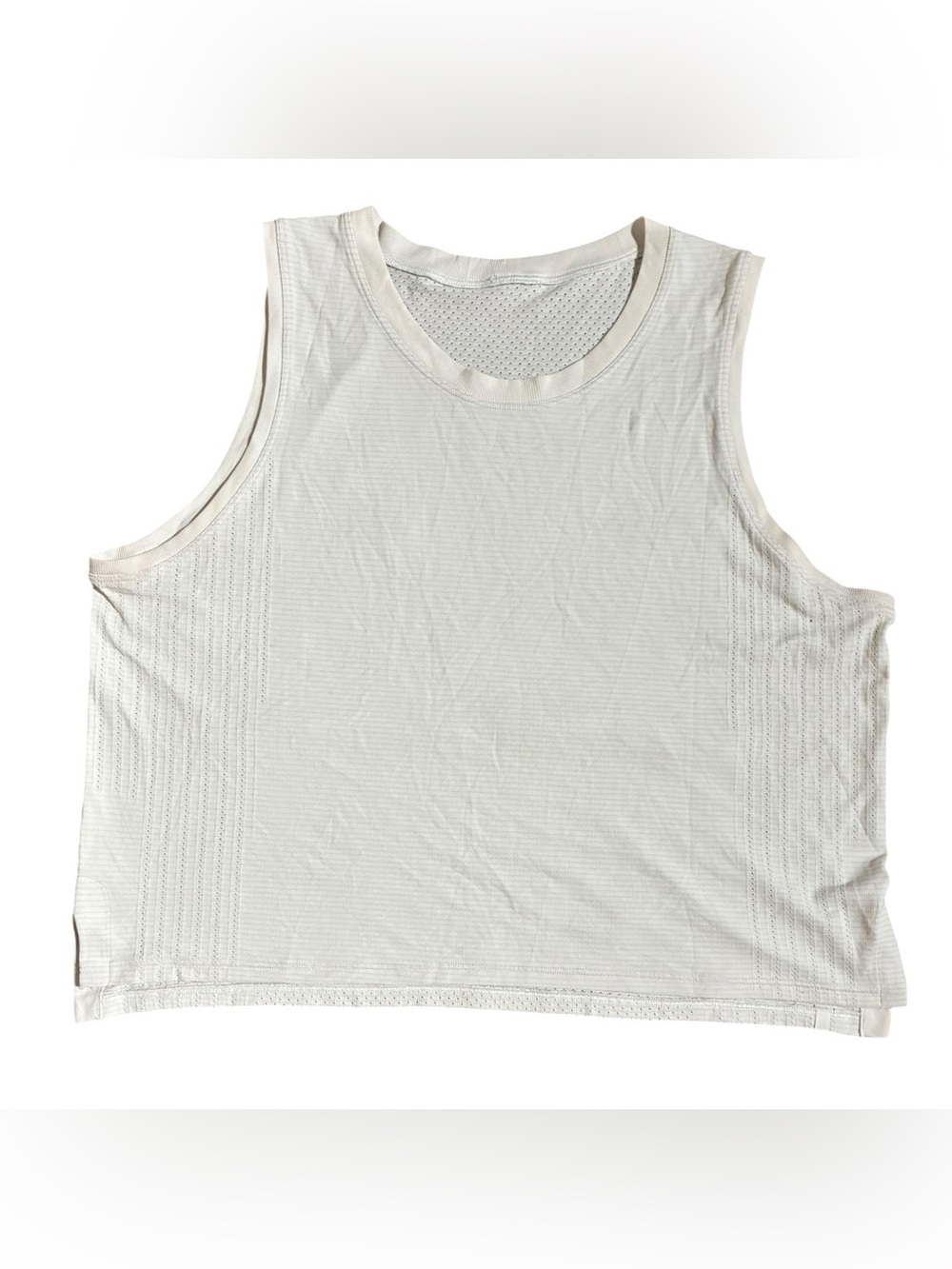 Lululemon Breeze By Crop Tank White